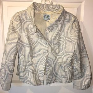 Anthropologie crop jacket.